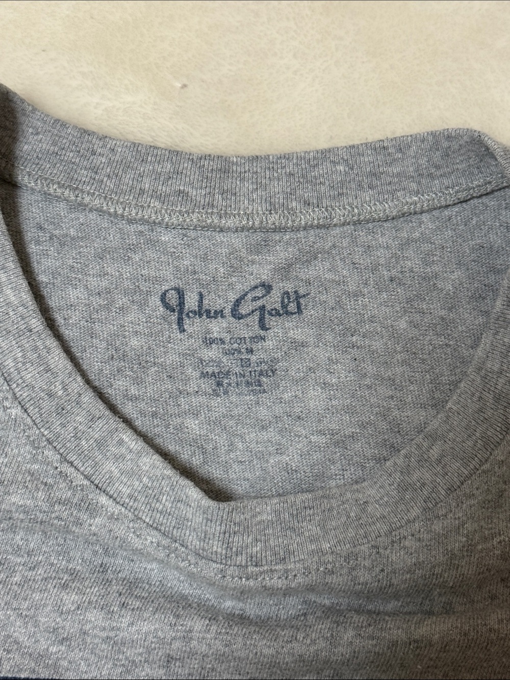 Brandy Melville Gray Tee “14” OS - Picture 2 of 4